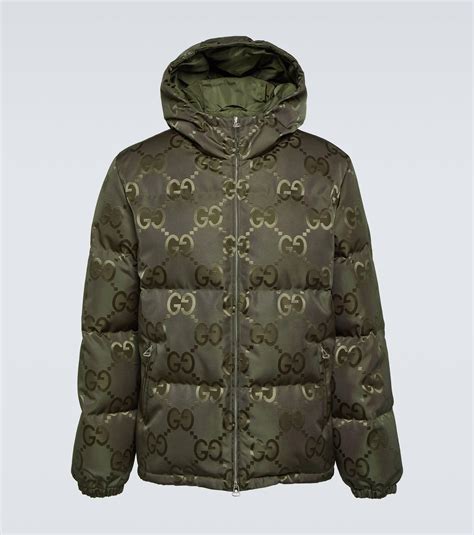 gucci jumbo gg canvas down jacket|Gucci Jumbo GG Down Jacket .